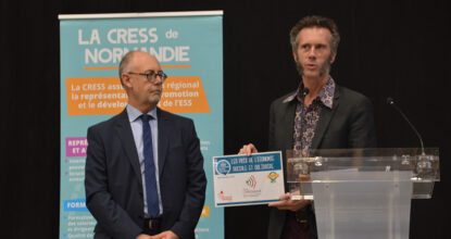 La Scop Le Messageur Reçoit Le Prix ESS De Normandie Dans La Catégorie «utilité Sociale»