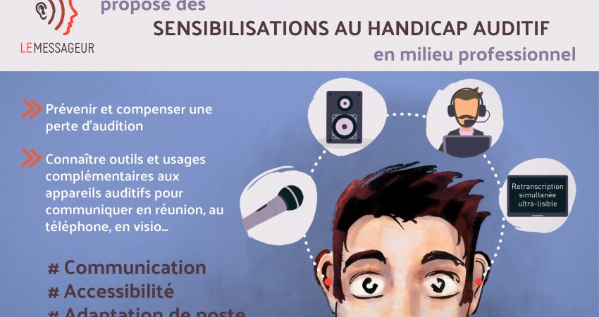 Les Sensibilisations Au Handicap Auditif En Milieu Professionnel Du Messageur