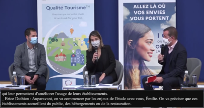 Colloque "Destination France : Accueil Et Satisfaction Des Clientèles Touristiques », Sous-titré Par Le Messageur