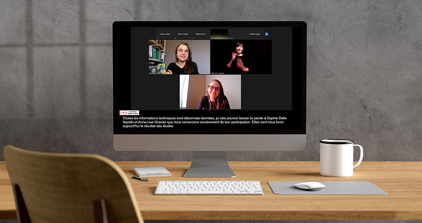 Sous-titrage En Direct D'un Webinaire Pour SRAE Sensoriel