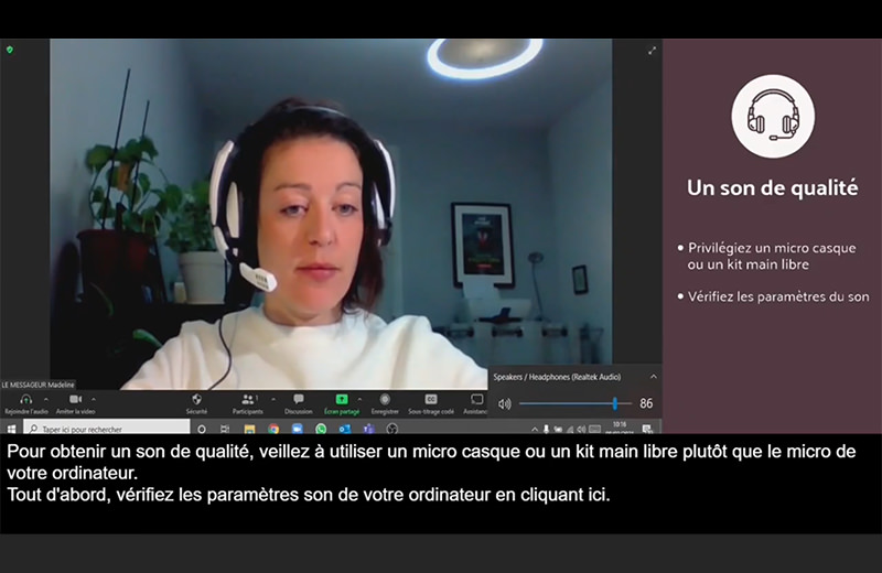 Le tutoriel de Madeline qui explique comment rendre accessibles les réunions Zoom