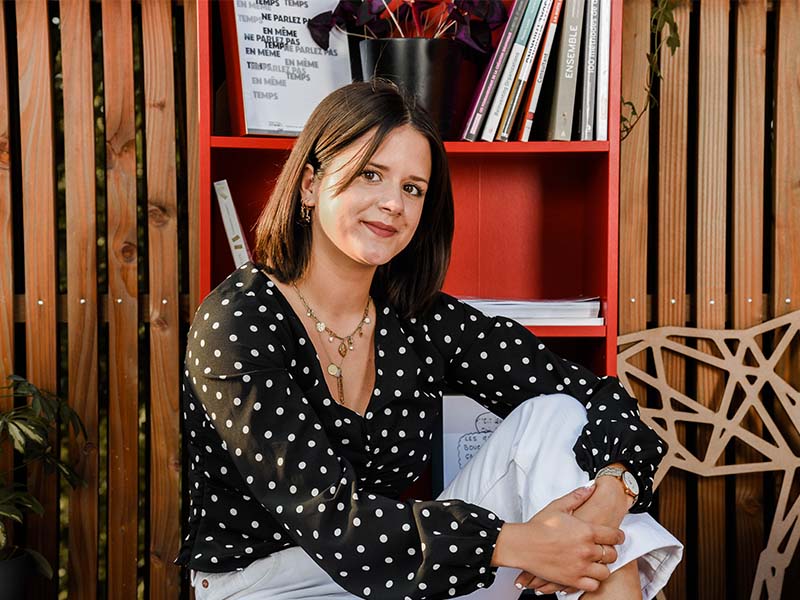 Léa MORICE, chargée de la communication en alternance au Messageur