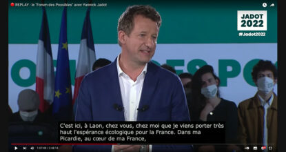 Sous-titrage En Direct Du Forum Des Possibles De Yannick Jadot En Décembre 2021