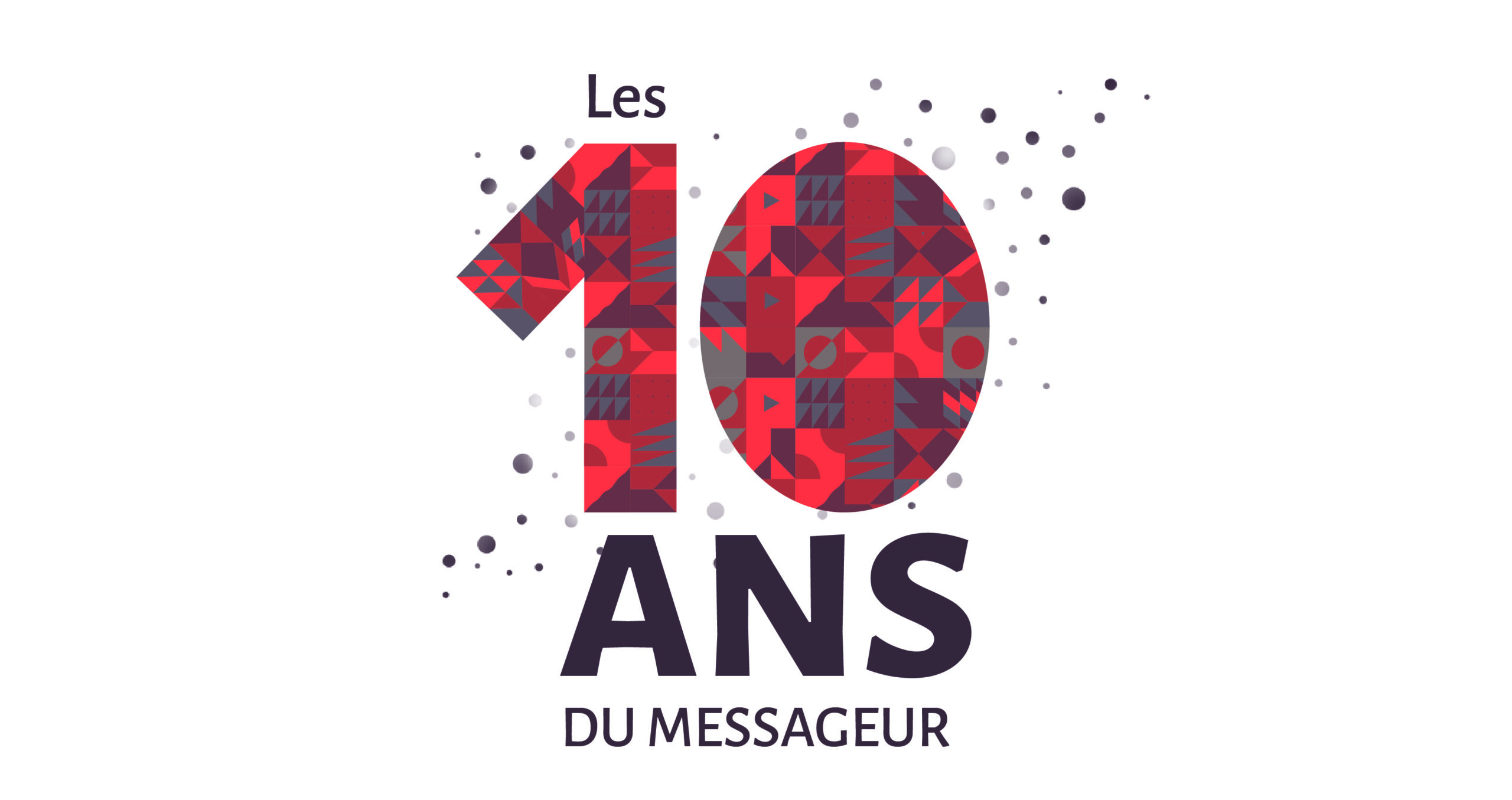 Logo créé à l'occasion des 10 ans du Messageur