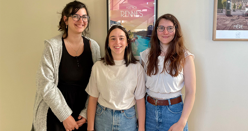 Un Trio De Stagiaire De L'ITIRI à La Découverte Du Métier D'interprète De L'écrit.