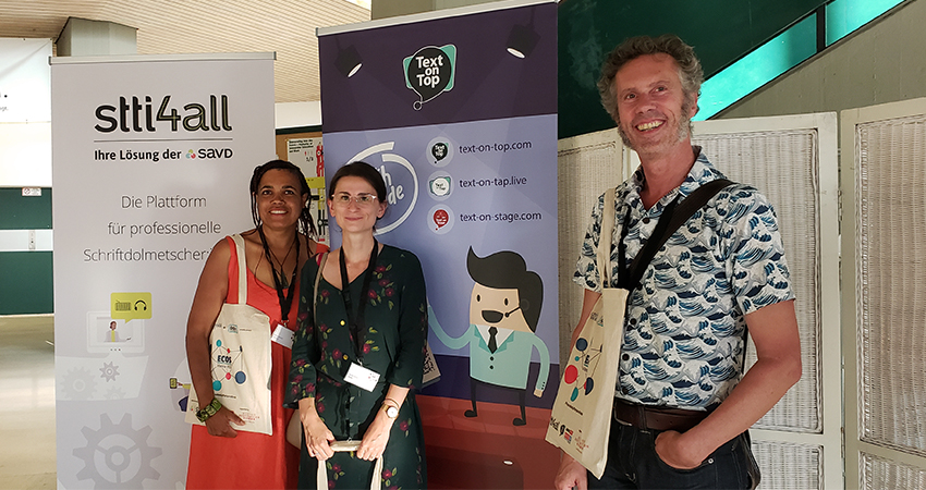 Muriel, Florie Et Samuel à Leur Arrivée Au Congrès ECOS à Vienne