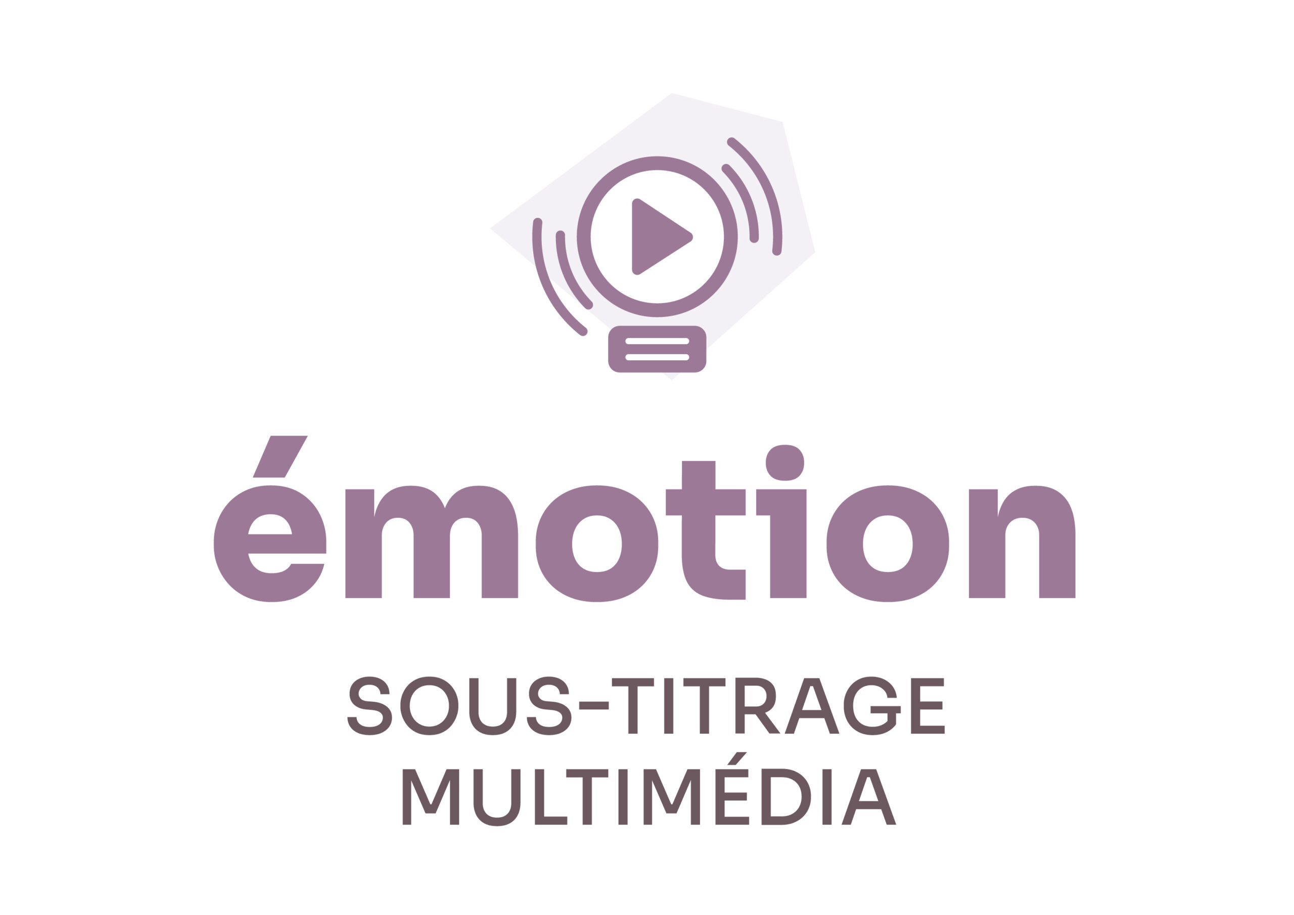 logo gamme émotion Logo de la gamme émotion, dédiée au sous-titrage multimédia